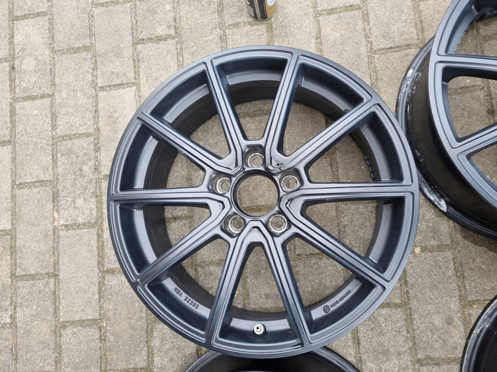 4x Alufelge 17 Zoll 7.0" 5x112 48 5ET Schwarz KBA52202 Audi I Rim Wheel FEL4643070962aq