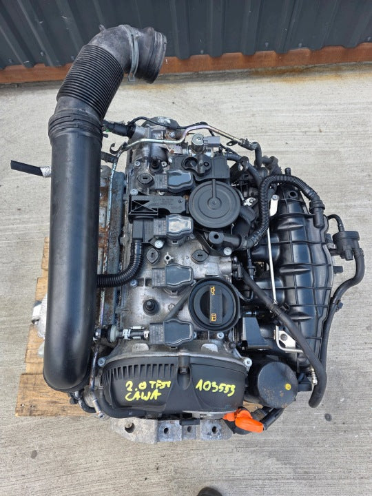 Motor Audi Seat Skoda VW A3 I CAW CAWA 2.0 TFSI 103TKm Benzin Engine Komplett MOT5895407572pq