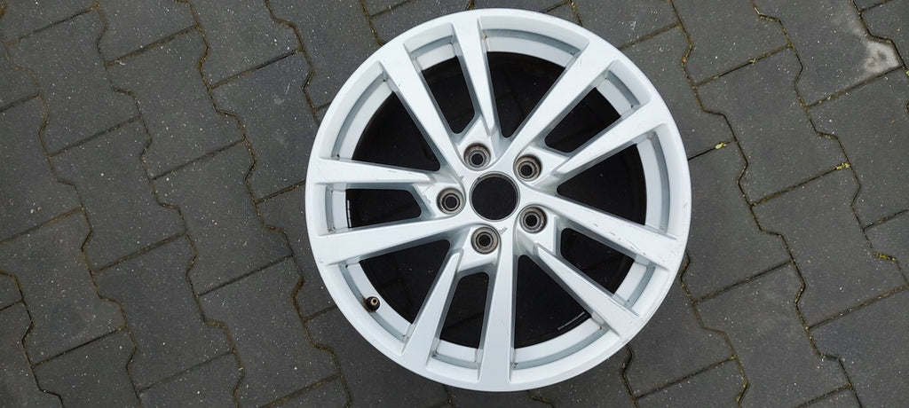 1x Alufelge 17 Zoll 7.5" 5x112 51ET Silber Audi A3 Rim Wheel