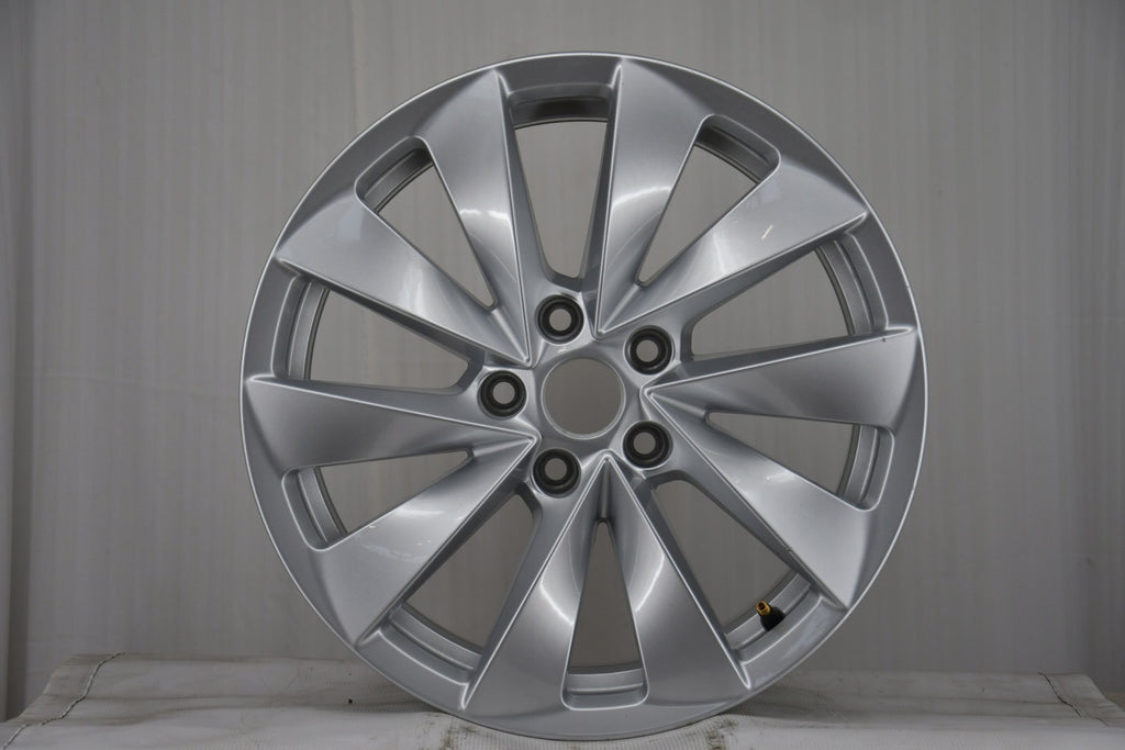 1x Alufelge 17 Zoll 7.5" 5x112 41ET Glanz Silber 3P0601025B Skoda Rim Wheel FEL1587058392nz