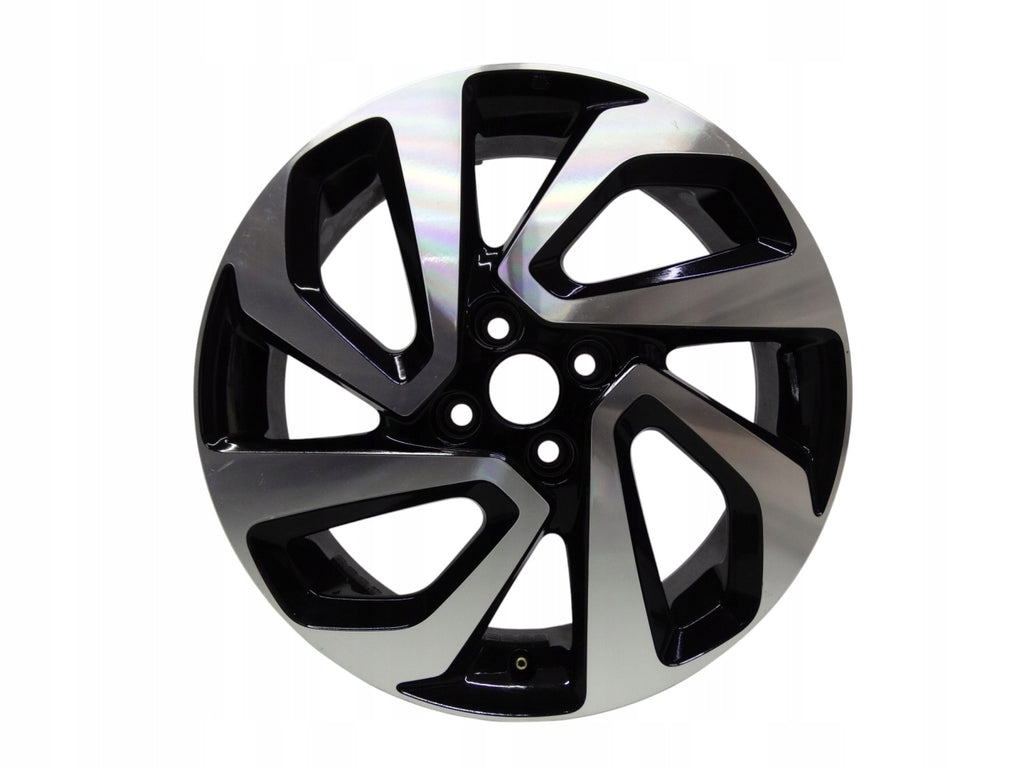 1x Alufelge 17 Zoll 5.0" 4x100 40ET Glanz Schwarz CMS1210-1 Toyota Aygo X FEL4816115071qj