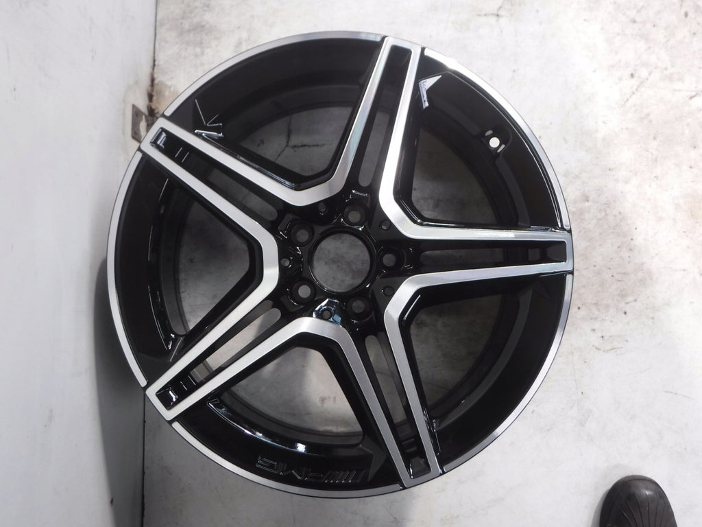 1x Alufelge 19 Zoll 7.5" 5x112 53ET Glanz Schwarz Mercedes-Benz W247 Rim Wheel FEL3312159013rt