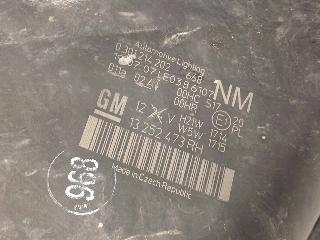 Frontscheinwerfer Opel Zafira B 729-18690 13252473HR FALSE Headlight SCH2818014818ab