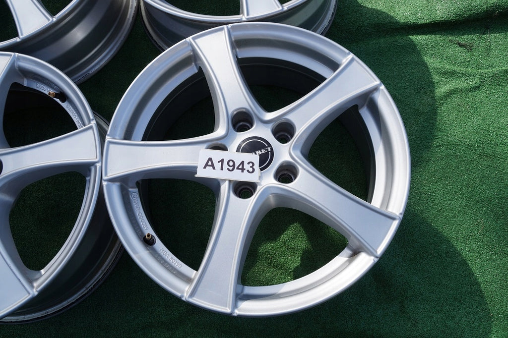 4x Alufelge 17 Zoll 6.5" 5x112 41ET Glanz Silber Audi B8 I Superb Tiguan Passat FEL6182001290uj