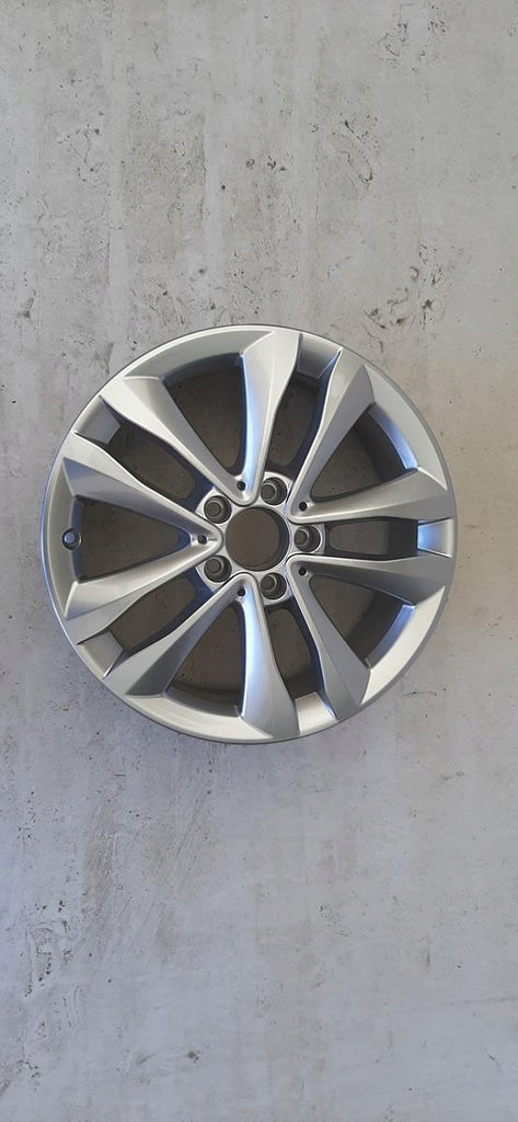 1x Alufelge 17 Zoll 7.0" 5x112 48,5ET Glanz Silber A205401800 Mercedes-Benz