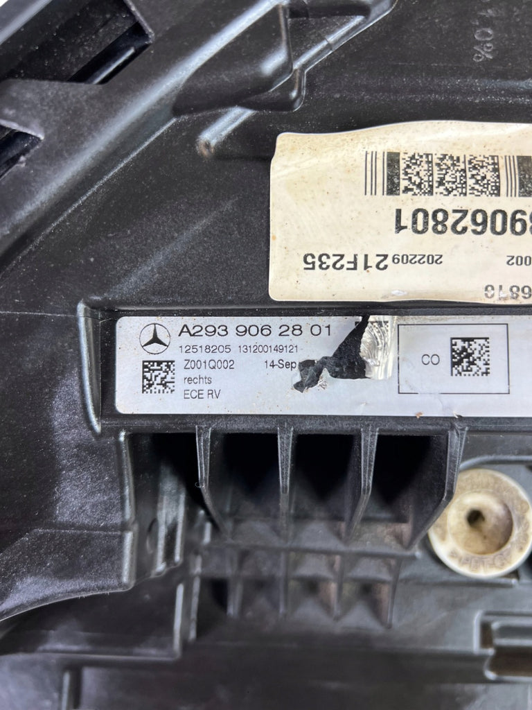 Frontscheinwerfer Mercedes-Benz Eqc A2939062801 LED Rechts Headlight SCH7869262090gj