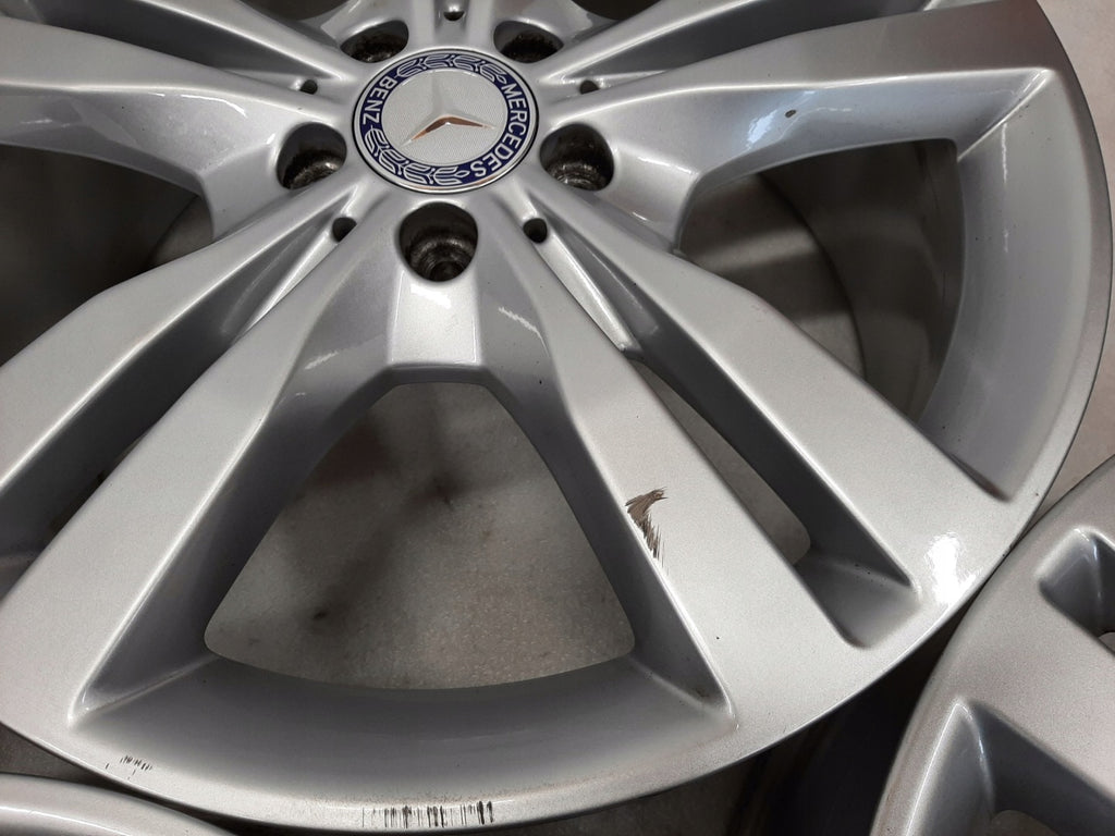 4x Alufelge 19 Zoll 8.0" 5x112 56ET Glanz Silber A1664010702 Mercedes-Benz W166 FEL6769391456ng