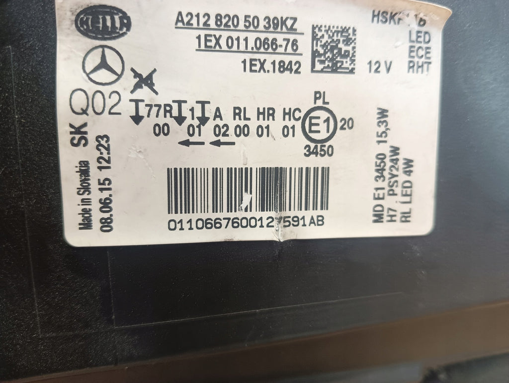 Frontscheinwerfer Mercedes-Benz 2128205039 Full LED Rechts oder Links SCH9451917816ws