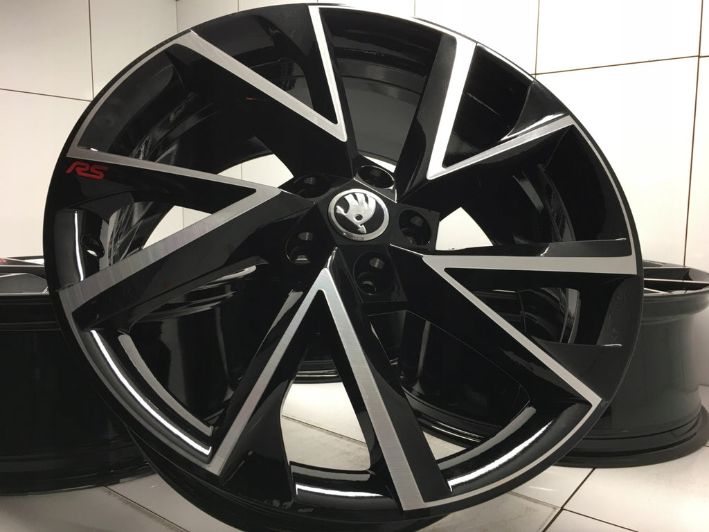 4x Alufelge 19 Zoll 8.0" 5x112 44ET 3V0601025AP Mg Superb I Rim Wheel FEL8272252202jc