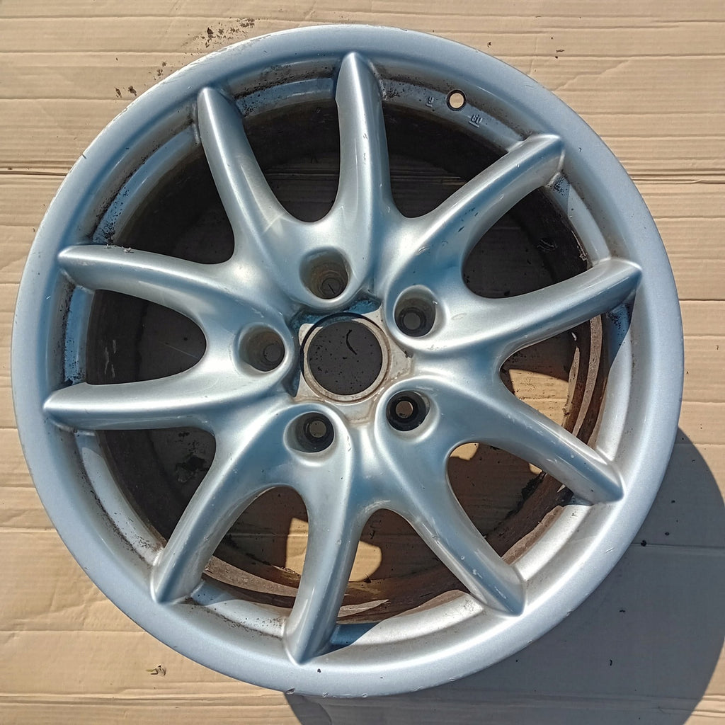 1x Alufelge 19 Zoll 9.0" 5x130 60ET Glanz Silber 7L5601025 Porsche Cayenne