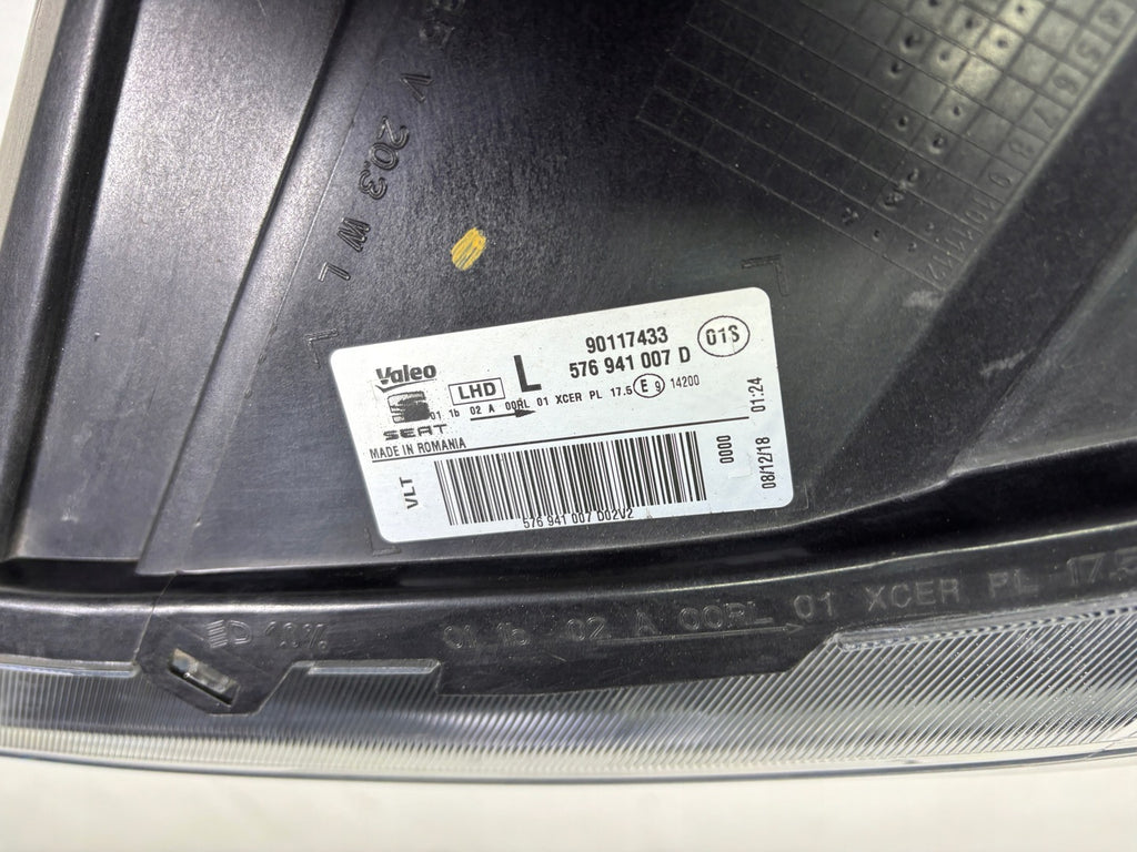 Frontscheinwerfer Seat Ateca 576941007D Full LED Links Scheinwerfer Headlight