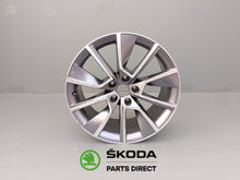 Laden Sie das Bild in den Galerie-Viewer, 1x Alufelge 18 Zoll 8.5&quot; 5x112 41ET 3V0601025BC Skoda Superb Iii Rim Wheel