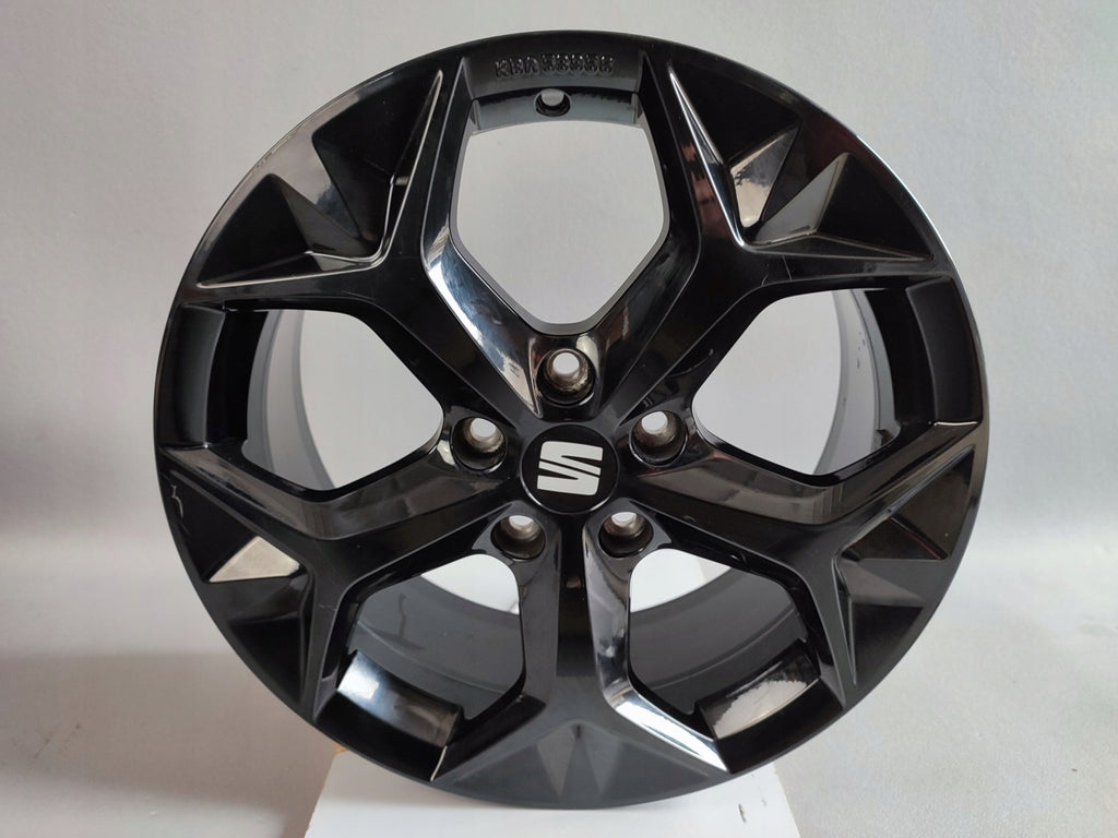 1x Alufelge 17 Zoll 7.0" 5x112 45ET Glanz 575071497H Seat Ateca Rim Wheel FEL5490655448nx