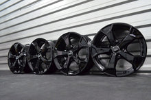 Laden Sie das Bild in den Galerie-Viewer, 4x Alufelge 17 Zoll 6.5" 5x112 38ET Schwarz Audi C6 B6 B7 Rim Wheel FEL4465634455kk