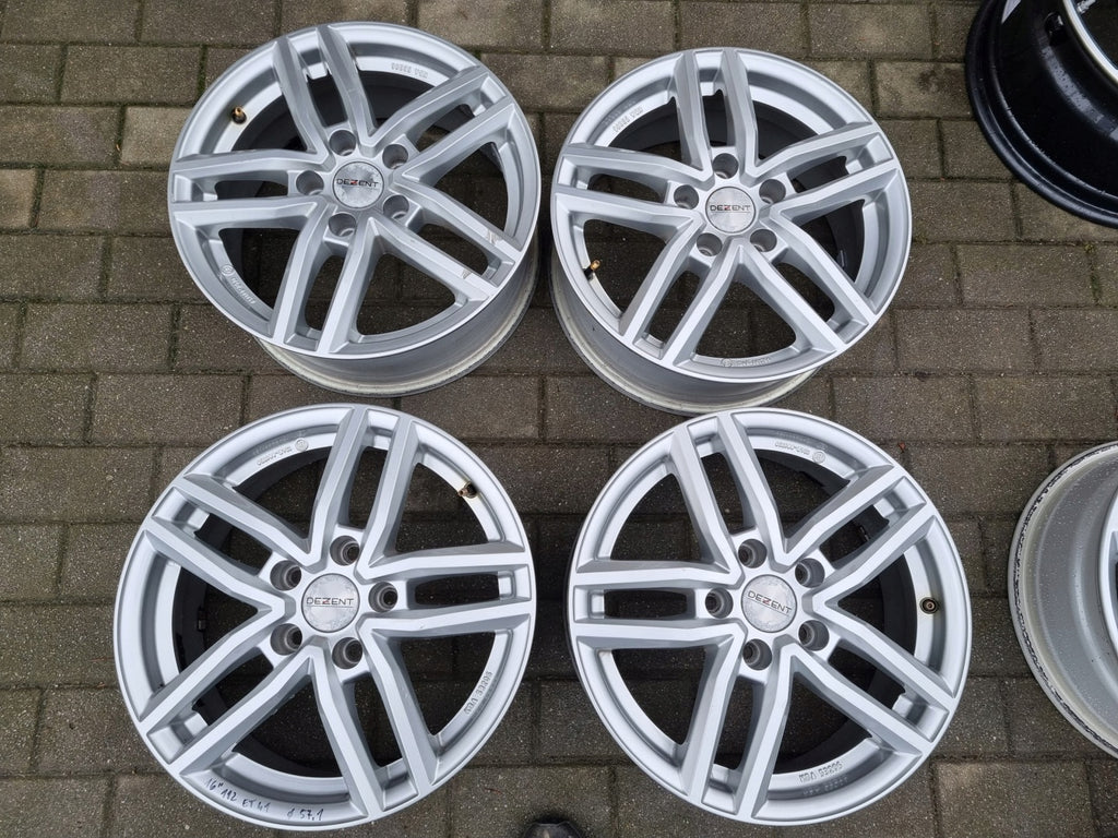 4x Alufelge 16 Zoll 6.5" 5x112 41ET Silber KBA53206 Rim Wheel FEL5859356697lf