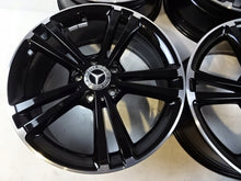 Laden Sie das Bild in den Galerie-Viewer, 4x Alufelge 18 Zoll 7.5&quot; 5x112 49ET Glanz Schwarz A1774011300 Mercedes-Benz W177