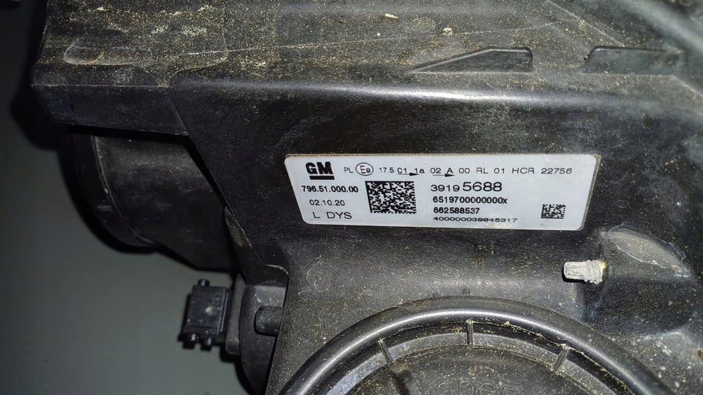 Frontscheinwerfer Opel Astra K 39195689 Full LED Ein Stück (Rechts oder Links) SCH5477022542ip