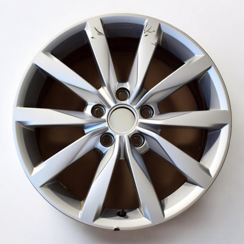 1x Alufelge 17 Zoll 7.0" 5x112 49ET Glanz Silber 5G0601025BF VW Golf Vii