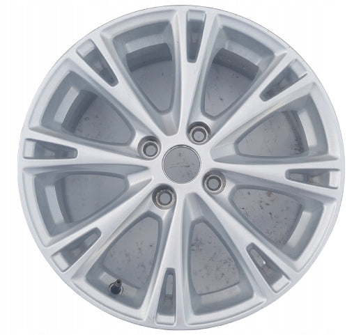 1x Alufelge 17 Zoll 7.0" 4x108 47,5ET Glanz Silber Ford Fiesta Rim Wheel FEL5752676371qg