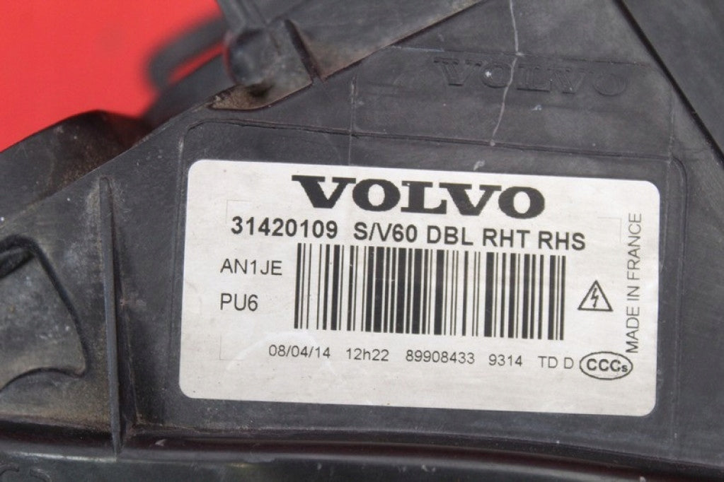 Frontscheinwerfer Volvo V60 31420109 Xenon Rechts Scheinwerfer Headlight SCH3288836928hu