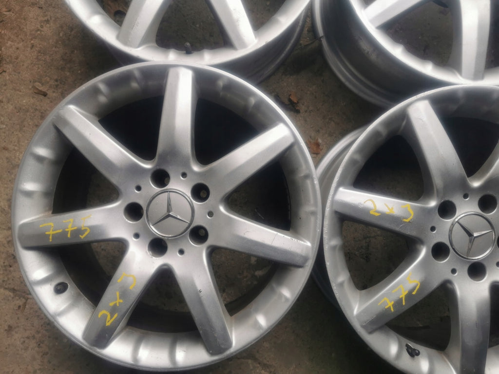 4x Alufelge 16 Zoll 8.5" 5x112 43ET A20344012402 Mercedes-Benz Rim Wheel FEL5160817091gf