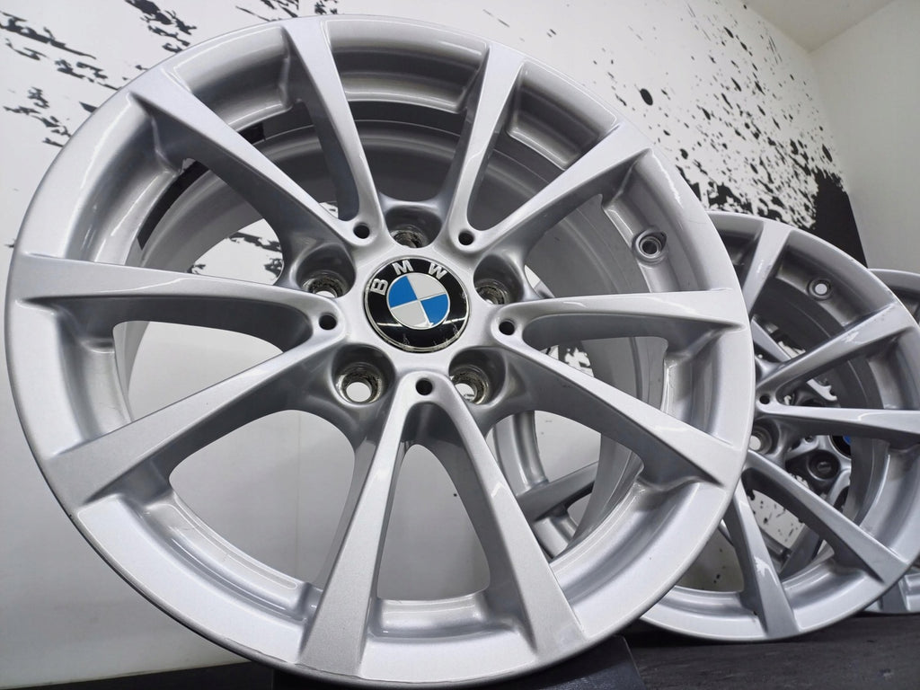 4x Alufelge 16 Zoll 7.0" 5x120 31ET Glanz Silber 584B54221 BMW F32 F33 Rim Wheel FEL9418806795zh