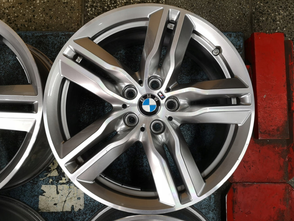 4x Alufelge 18 Zoll 7.5" 5x112 51ET Glanz Graphit 7850456 BMW F48 Mg Rim Wheel FEL7630060172xv