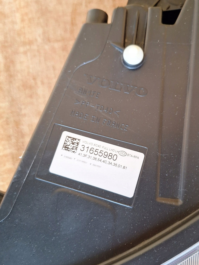 Frontscheinwerfer Volvo Xc40 31655980 LED Links Scheinwerfer Headlight SCH8601193693kv