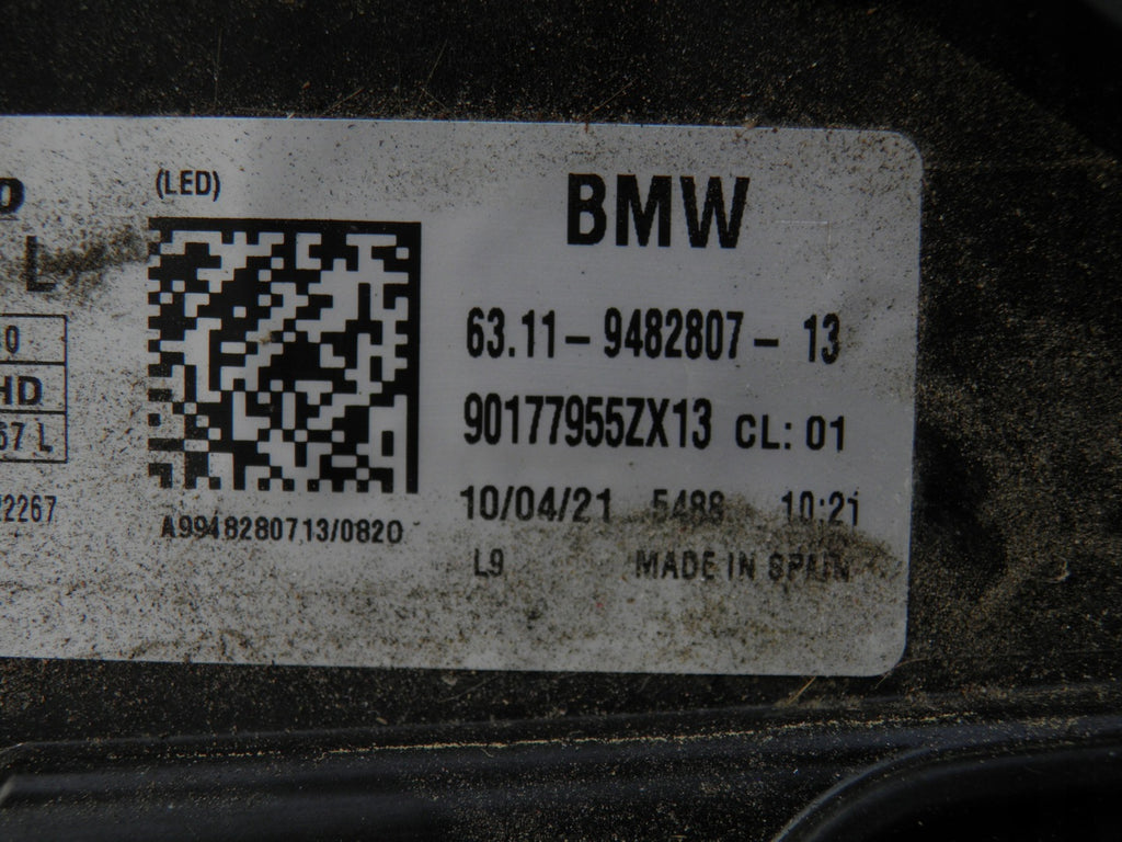 Frontscheinwerfer BMW 1 F40 63119482807 Full LED Links Scheinwerfer Headlight SCH6982512521tu