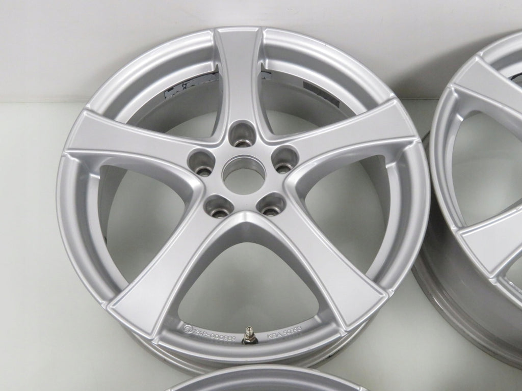 4x Alufelge 17 Zoll 6.5" 5x112 41ET Glanz Silber KBA50398 Audi I Rim Wheel FEL5603814687vv