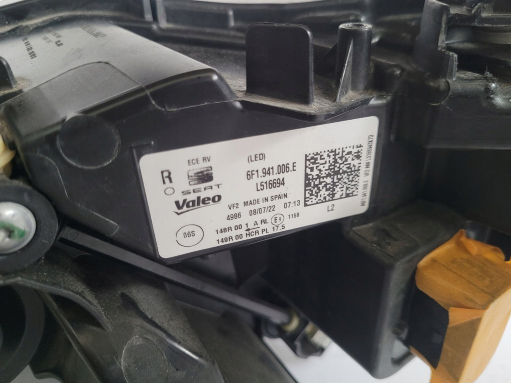 Frontscheinwerfer Seat Ibiza I V 6F1941006E LED Rechts Scheinwerfer Headlight SCH5430954039ya
