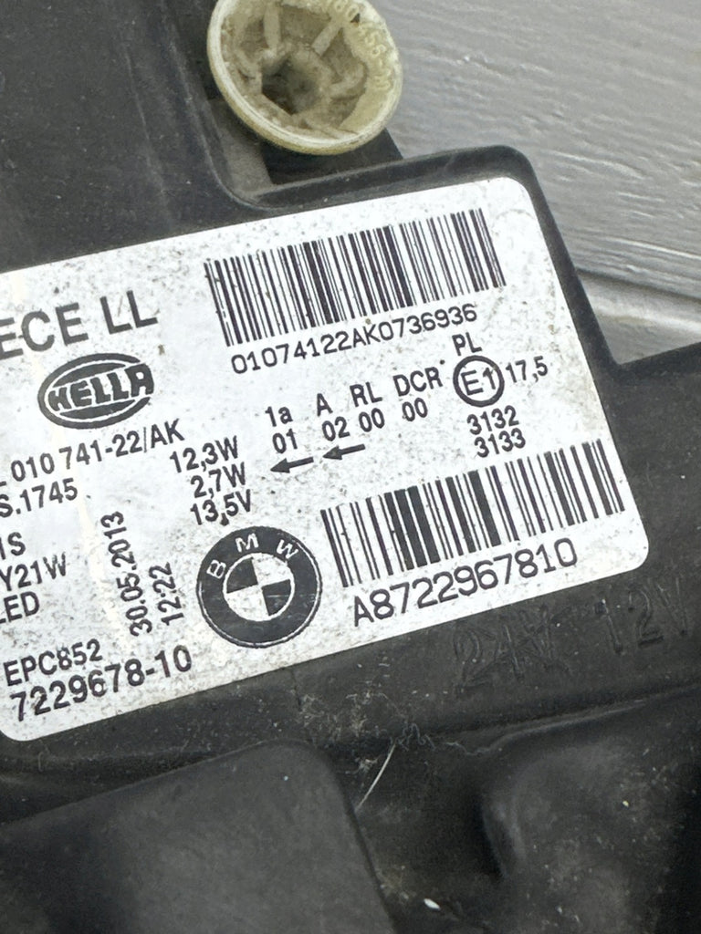 Frontscheinwerfer BMW 1 F20 7229678 LED Rechts Scheinwerfer Headlight