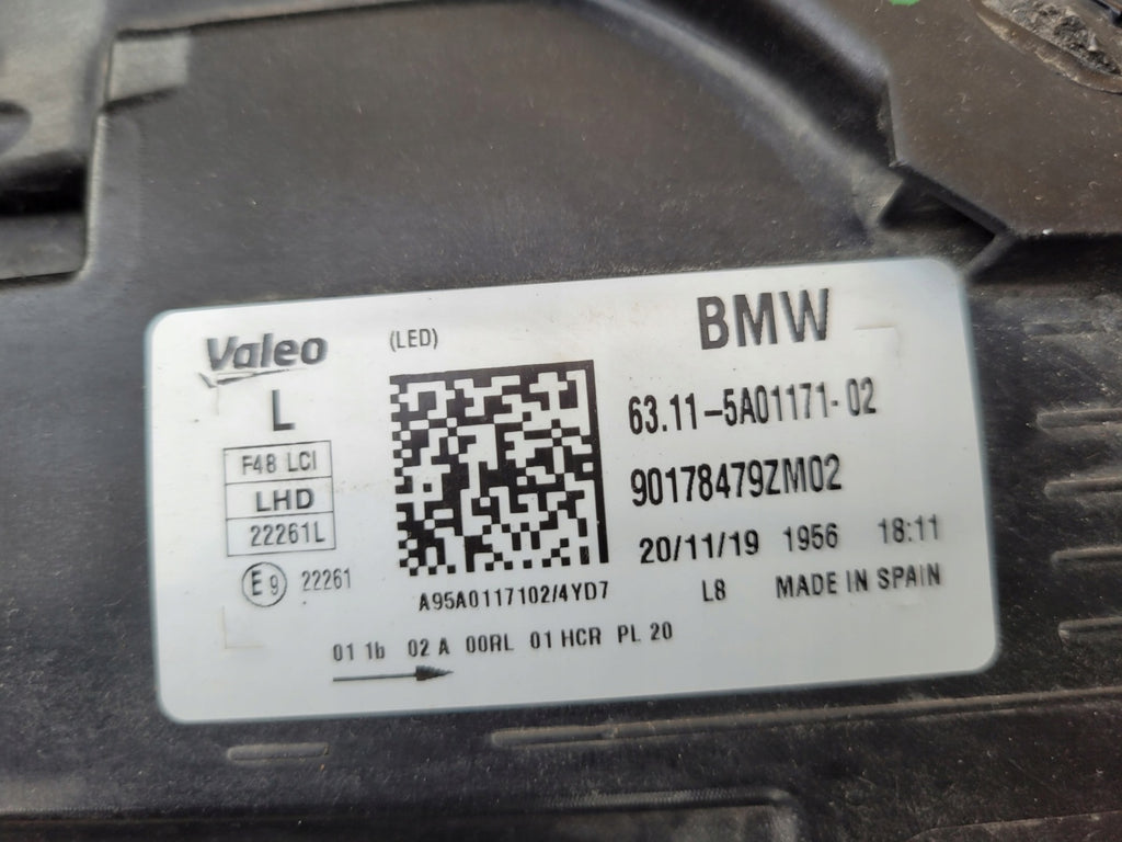 Frontscheinwerfer BMW X1 F48 5A01171-02 Full LED Links Scheinwerfer Headlight SCH6043080640ix