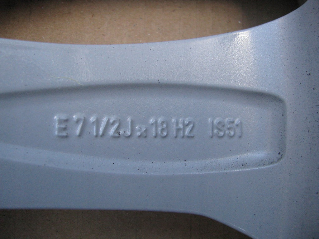 1x Alufelge 18 Zoll 7.5" 5x120 51ET Glanz Silber 6881443 BMW Rim Wheel FEL5751166439pv