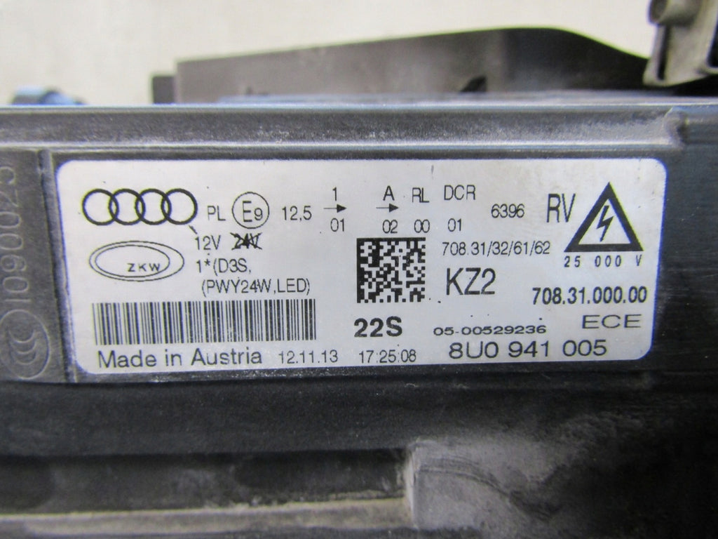 Frontscheinwerfer Audi Q3 8U0941005 Xenon Links Scheinwerfer Headlight