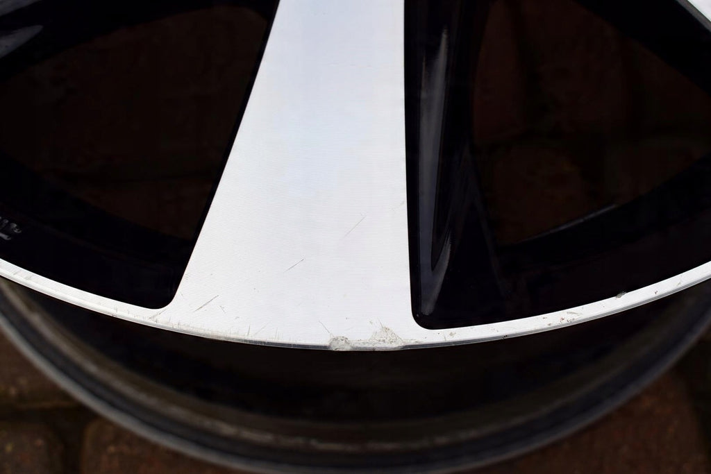 1x Alufelge 17 Zoll 7.0" 5x114.3 39ET Glanz Schwarz Toyota Avensis Rim Wheel