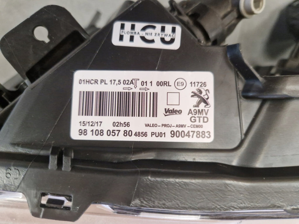Frontscheinwerfer Peugeot 208 I 9810805780 LED Links Scheinwerfer Headlight SCH4474190146ew