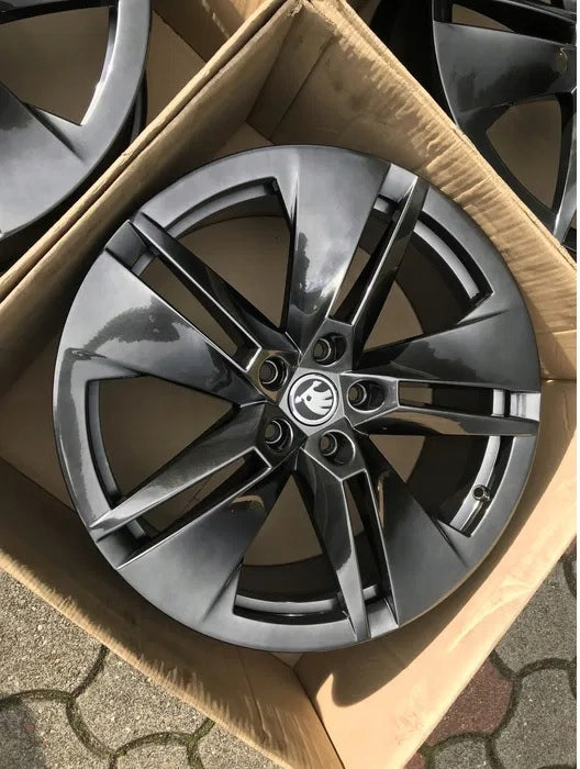 4x Alufelge 19 Zoll 8.0" 5x112 45ET 5LA601025B Skoda Superb I Rim Wheel FEL9232056907uc