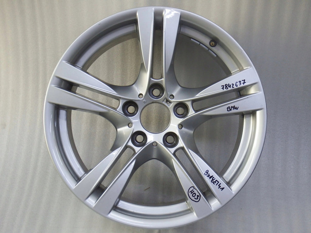 1x Alufelge 18 Zoll 9.0" 5x120 41ET Glanz Silber 7842637 BMW X1 E84 Rim Wheel FEL4777890867jw