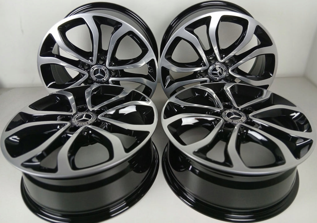 4x Alufelge 17 Zoll 7.0" 5x112 48 5ET A2054010200 Mercedes-Benz W205 Rim Wheel FEL1189365130dj