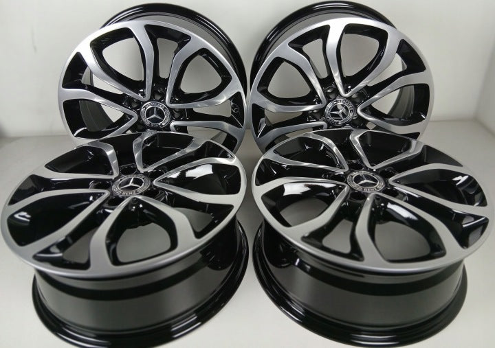 4x Alufelge 17 Zoll 7.0" 5x112 48 5ET A2054010200 Mercedes-Benz W205 Rim Wheel FEL1189365130dj