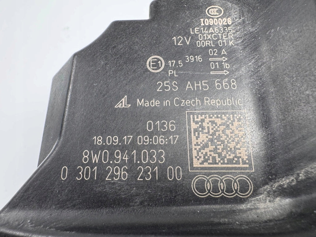 Frontscheinwerfer Audi A4 B9 8W0941033 LED Links Scheinwerfer Headlight SCH4720253292mn