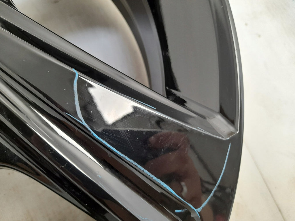 1x Alufelge 17 Zoll 5.0" 4x100 40ET Glanz Schwarz PW457-0H015 Toyota Rim Wheel