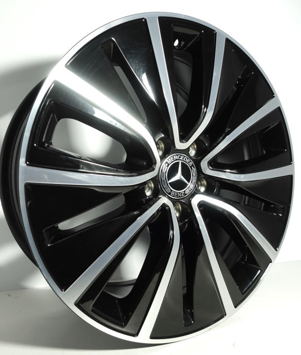 4x Alufelge 18 Zoll 8.0" 5x112 33ET Glanz Schwarz A2574010700 Mercedes-Benz FEL7441096180ek
