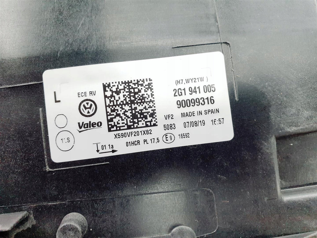 Frontscheinwerfer VW Polo 2G1941005 90099316 Links Scheinwerfer Headlight SCH2890124033fk