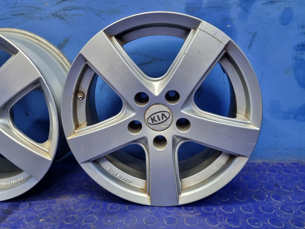 4x Alufelge 16 Zoll 6.5" 5x114.3 36ET Kia Rim Wheel FEL9740687563vq