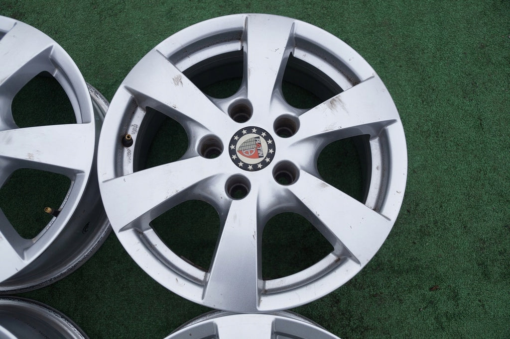 4x Alufelge 16 Zoll 6.5" 5x114.3 40ET Glanz Silber P50665008 Honda I Z Rim Wheel FEL5067190106ek
