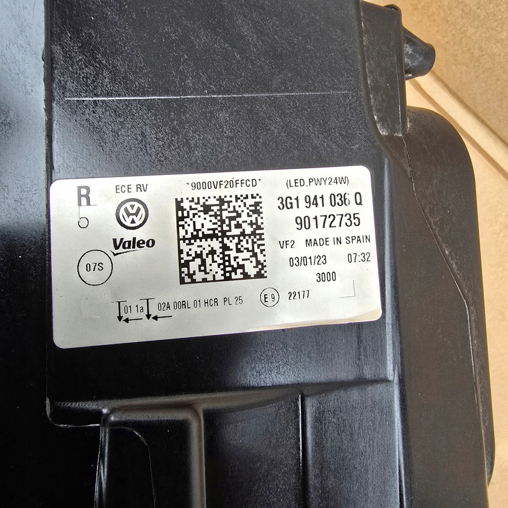 Frontscheinwerfer VW Passat B8 3G1941036Q LED Rechts Scheinwerfer Headlight