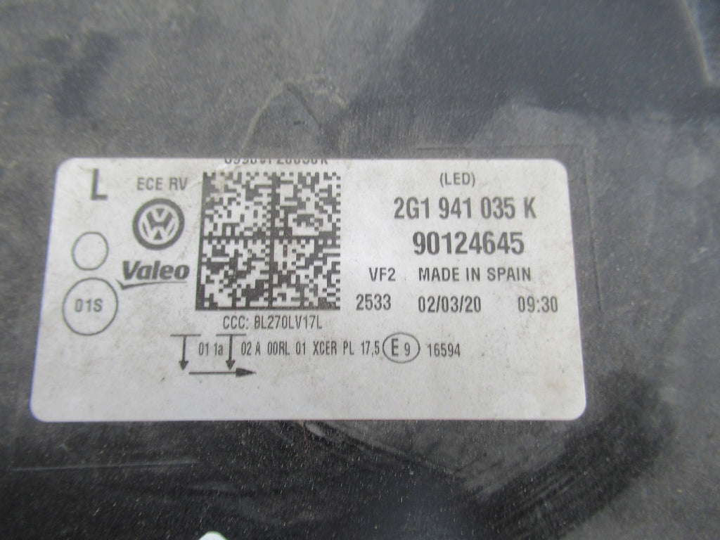 Frontscheinwerfer VW Polo 2G1941035K LED Links Scheinwerfer Headlight