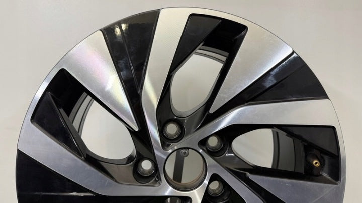 1x Alufelge 16 Zoll 7.0" 5x112 43ET Glanz Schwarz 3J0601025S VW Rim Wheel FEL2372269200hs